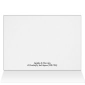 Apples Biscuits Paul Cezanne Note Card (Innenansicht Horizontal (Oben))