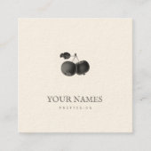 APPLES BUSINESS CARD QUADRATISCHE VISITENKARTE (Vorderseite)