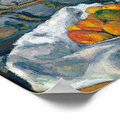 Apples Dish Paul Cezanne Berühmte Visuell Arts Pos Poster (Ecke)