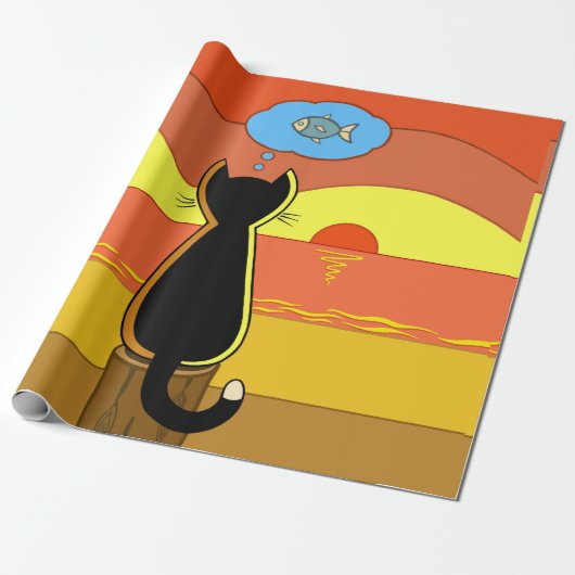 Apple's Fishy Idea Geschenkpapier (Ungerollt)