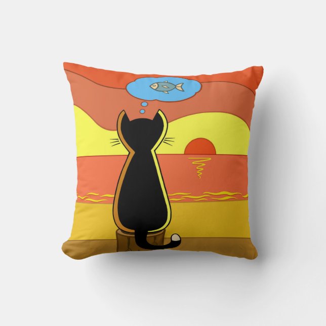 Apple's Fishy Idea Kissen (Vorderseite)