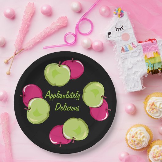 Apples Fun Graphics Art Pappteller (Party)