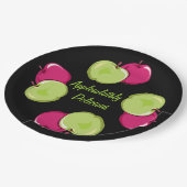 Apples Fun Graphics Art Pappteller (Schrägansicht)