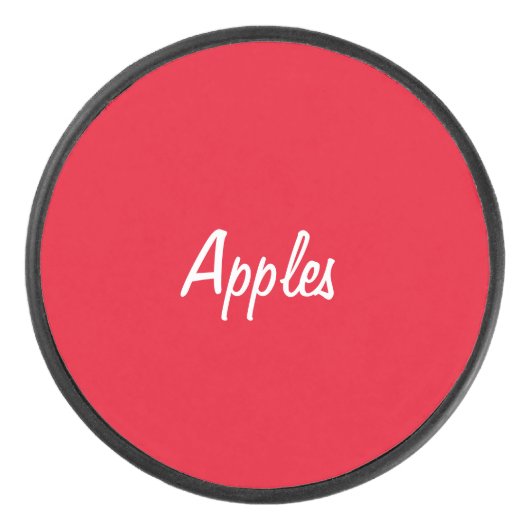 Apples Hockey Puck (Vorderseite)