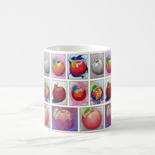 Apples Mug Kaffeetasse (Mittel)