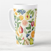Apples Pears Blueberries Oranges Fruits Milchtasse (Linke Ecke)