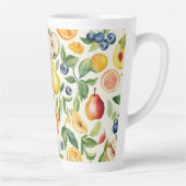 Apples Pears Blueberries Oranges Fruits Milchtasse (Rechts)