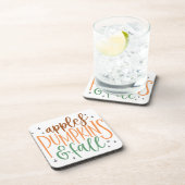 APPLES PUMPKINS UND FALL GETRÄNKEUNTERSETZER (Rechte Seite)