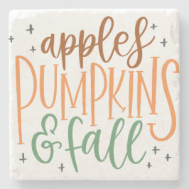 APPLES PUMPKINS UND FALL STEINUNTERSETZER