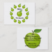Apples Visitenkarte (Vorne/Hinten)