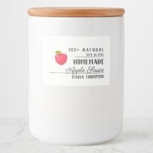 Applesauce Homemade Modern Typografy Pecks