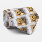 Applesauce with cinnamon in stoneware bowl krawatte (Gerollt)