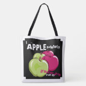 APPLEsolut Liebe meine Enkelkinder Tasche (Rückseite)
