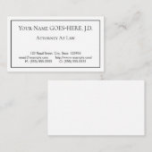 Applet, Berufliche Visitenkarte (Vorne/Hinten)