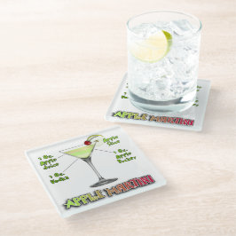 Appletini alias Apple Martini Cocktail Recia Glasuntersetzer