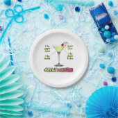 Appletini alias Apple Martini Cocktail Recia Pappteller (Party)