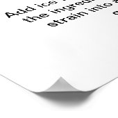 Appletini - Apple Martini Cocktail Rezept 16"x20" Poster (Ecke)