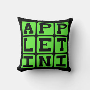 Appletini, aromatisierter Martini Kissen