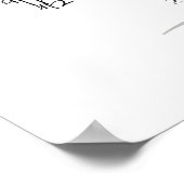 AppleTini Drink Rezept Design Poster (Ecke)