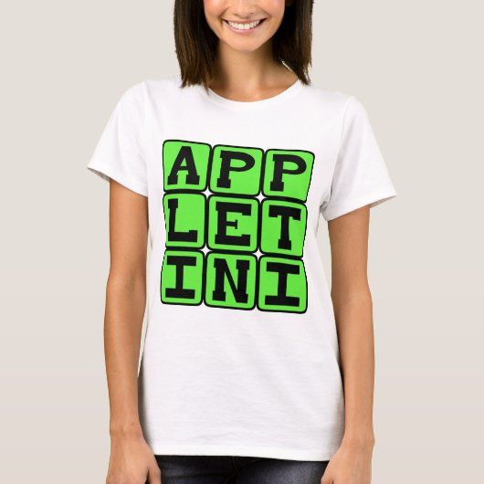 Appletini, Flavored Martini T-Shirt (Vorderseite)