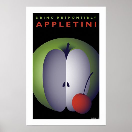 Appletini (kleines Poster) Poster (Vorne)
