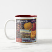 Appleton Apfel-Frucht-Aufkleber Zweifarbige Tasse (Links)