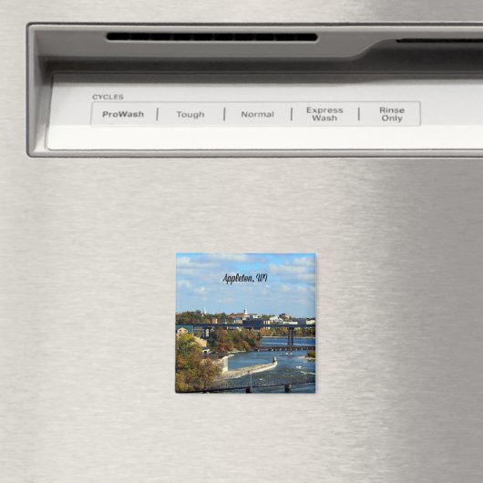 Appleton, landschaftliches WI-Foto Magnet (In Situ (Geschirrspüler))