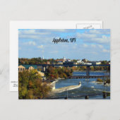 Appleton, Landschaftsfotografie von Wisconsin Postkarte (Vorne/Hinten)