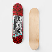 Appleton leapord Gettokasten Skateboard (Vorderseite)