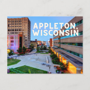 Appleton, Wisconsin Postkarte
