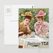 Appleton's Tee Vintage-Trink-Anzeige Kunst Postkarte (Vorne/Hinten)