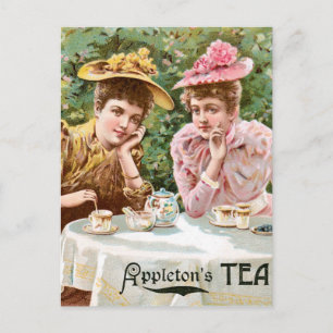 Appleton's Tee Vintage-Trink-Anzeige Kunst Postkarte