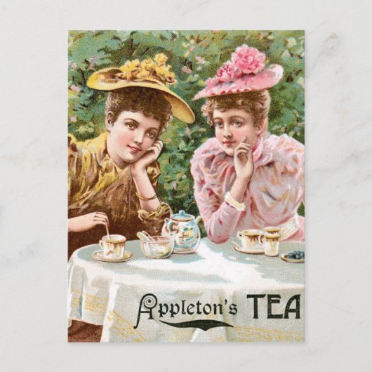 Appleton's Tee Vintage-Trink-Anzeige Kunst Postkarte (Vorderseite)