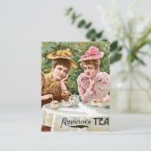 Appletons Tee Vintages Getränk und Kunst Postkarte (Stehend Vorderseite)