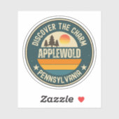 Applewut, Pennsylvania Aufkleber (Blatt)