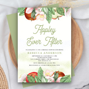 Appley Ever After Apple Junggesellinnenabschied Einladung