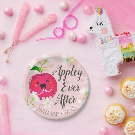 Appley ever After - Apple Puff Pappteller (Party)