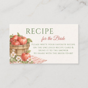 Appley EVER AFTER Brautparty-Rezeptanfrage Begleitkarte