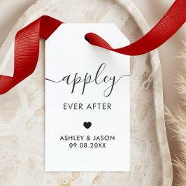 Appley ever After, Caramel Apple, Wedding Geschenkanhänger