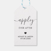 Appley ever After, Caramel Apple, Wedding Geschenkanhänger (Vorderseite)