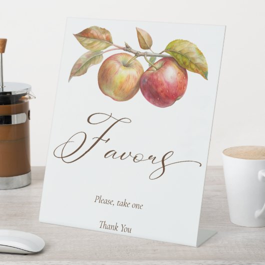 Appley immer nach Apfelfall Brautparty bevorzugt Sockelschild (In Situ)