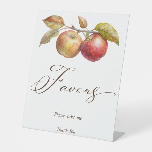 Appley immer nach Apfelfall Brautparty bevorzugt Sockelschild (Vorderseite)