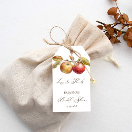 Appley immer nach Apfelfall Brautparty Gunst Geschenkanhänger