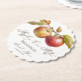 Appley immer nach Apfelfall Brautparty Untersetzer (angewinkelt)