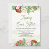 Appley immer nach Apple Brautparty Einladung (Vorderseite)