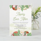 Appley immer nach Apple Brautparty Einladung (Stehend Vorderseite)