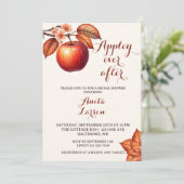 Appley immer nach Fall Brautparty Einladung (Stehend Vorderseite)