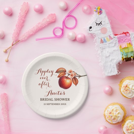 Appley immer nach Fall Brautparty Pappteller (Party)