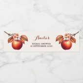 Appley immer nach Fall Brautparty Wasserflaschenetikett (Einzelnes Label)