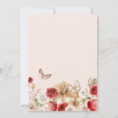 Appley immer nach floralem Brautparty Einladung (Rückseite)
